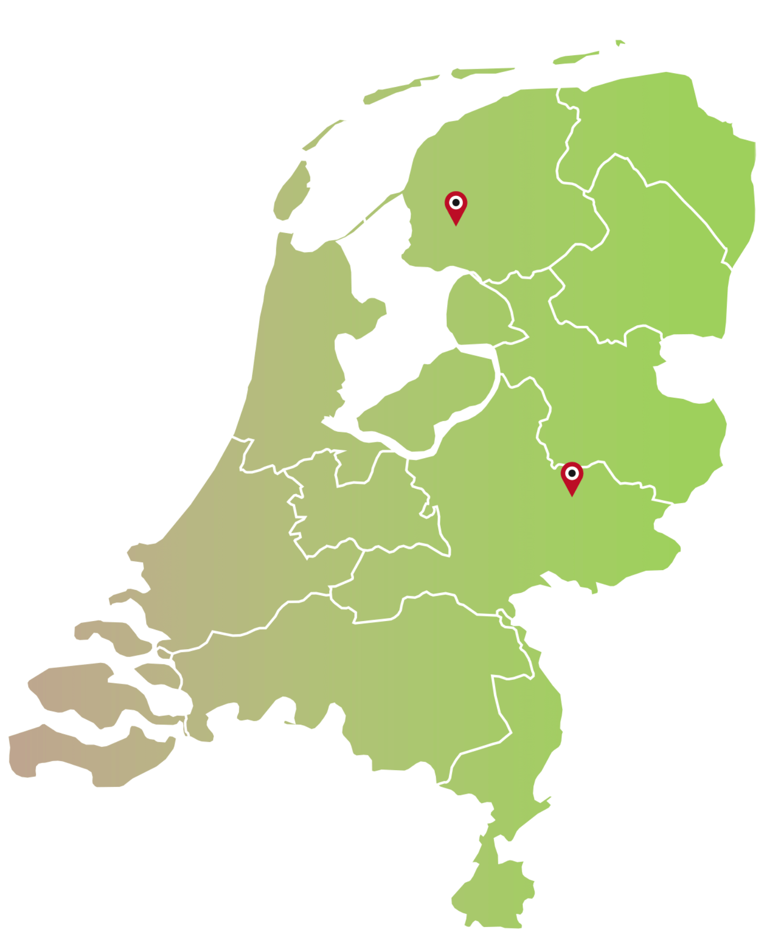 Bekijk onze vestigingen