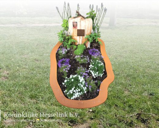 Cortenstaal grafstenen
